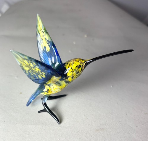 Hand blown glass - , bird
